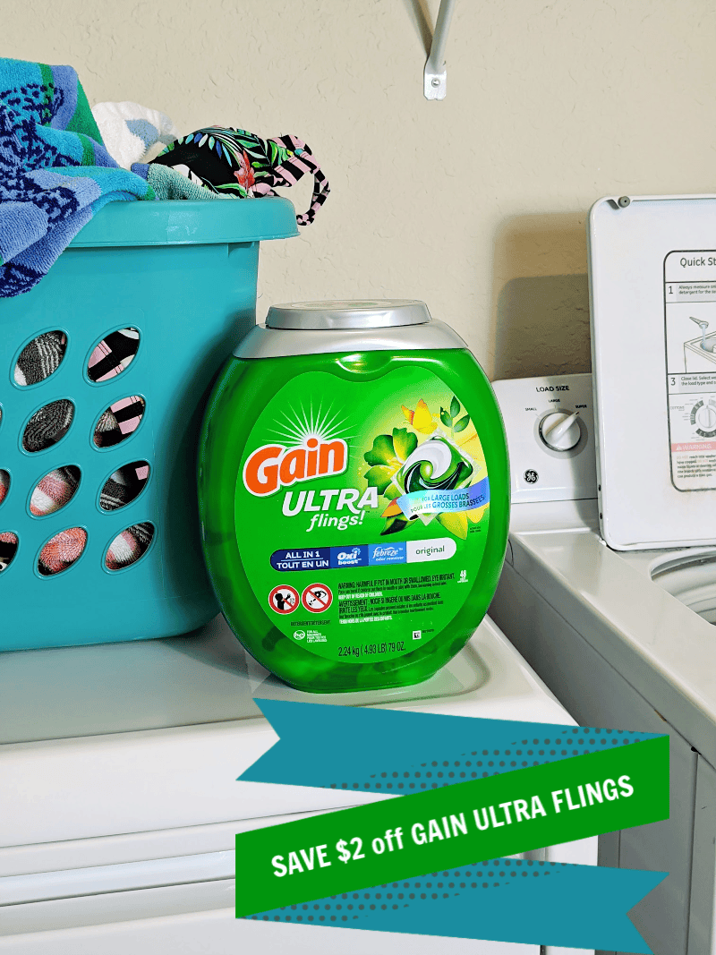 Save $2 on Gain Ultra Flings with Printable Coupon - About a Mom