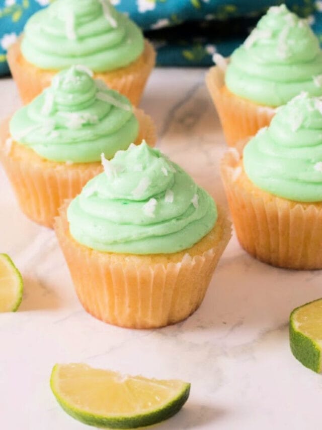 LIME COCONUT CUPCAKES