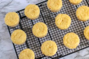 Pineapple Cupcakes with Free Printable Topper - About a Mom