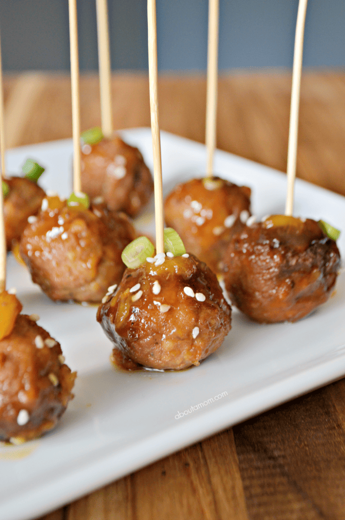 These simple-to-make slow cooker Pineapple Teriyaki Meatballs are incredibly delicious, and the perfect meatball appetizer for game day or anytime. 