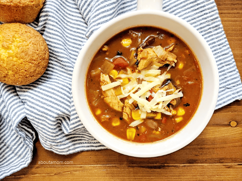 This Tex-Mex Slow Cooker Chicken Chili recipe is incredibly flavorful and comes together easily in the slow cooker. Made with dried beans and just a few additional ingredients, this chicken chili recipe is also easy on the budget. It is a mildly hot chili and a hearty meal the whole family will enjoy.