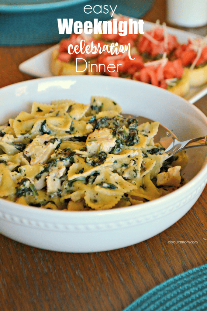 Celebrate the everyday with this easy weeknight celebration dinner that comes together in under 15 minutes. Perfect for a busy weeknight.