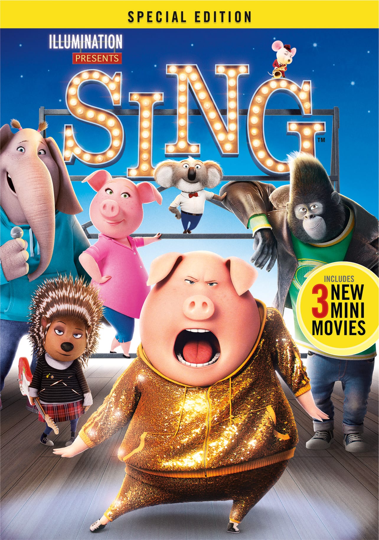 SING is a wonderful, funny, heartwarming film with great music and a fantastic cast. Grab your copy of SING Special Edition when it comes available on Digital HD March 3rd and Blu-ray and DVD on March 21st!