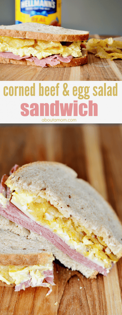 This corned beef and egg salad sandwich recipe might seem a little strange, but it's often the unusual combinations that taste amazing.