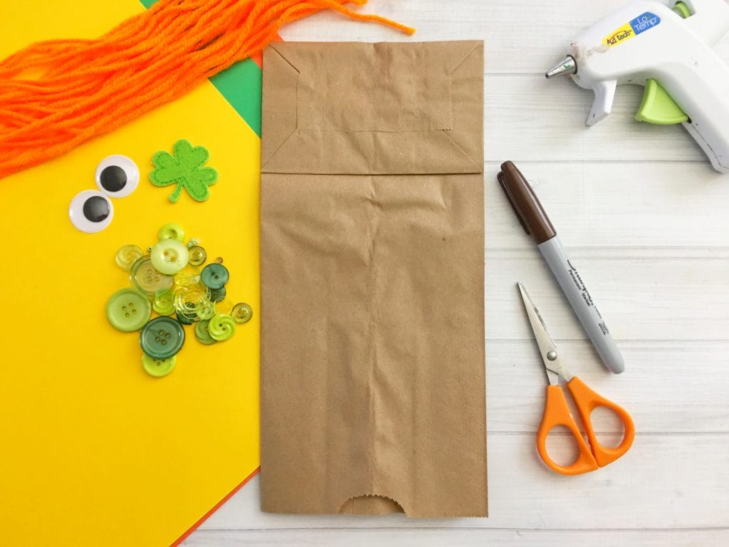 Celebrate St. Patrick's Day with the kids. Make this fun Leprechaun paper bag kid craft.