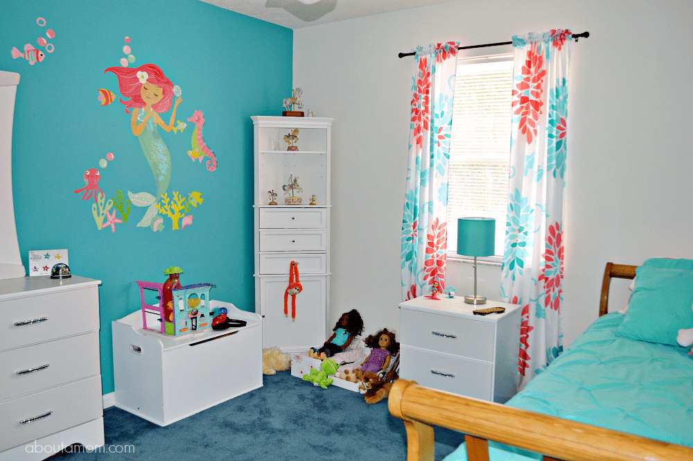 Children's bedroom ideas and easy ways to update a child's bedroom and bath on a budget.