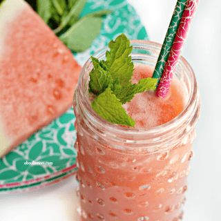 Georgia grown watermelons are perfect for this refreshing Watermelon, Nectarine and Mint Coolers recipe. This delicious and simple-to-make drink is a great summertime beverage.