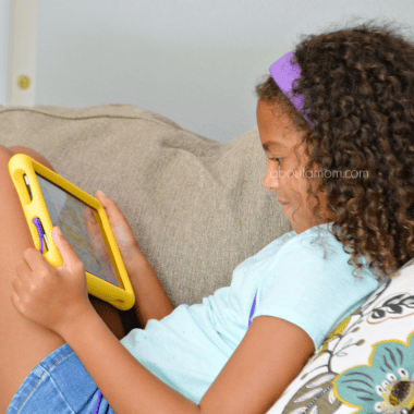 An Amazon Fire Kids Tablet is great for back to school. The Amazon Fire HD 8 Kids Edition Tablet comes with Amazon FreeTime Unlimited and offers excellent parental controls.