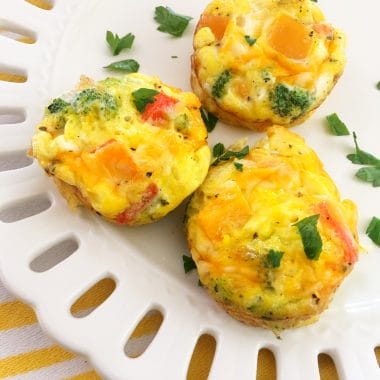 Veggie omelette cups are simple to prepare and a delicious way to start the day right.