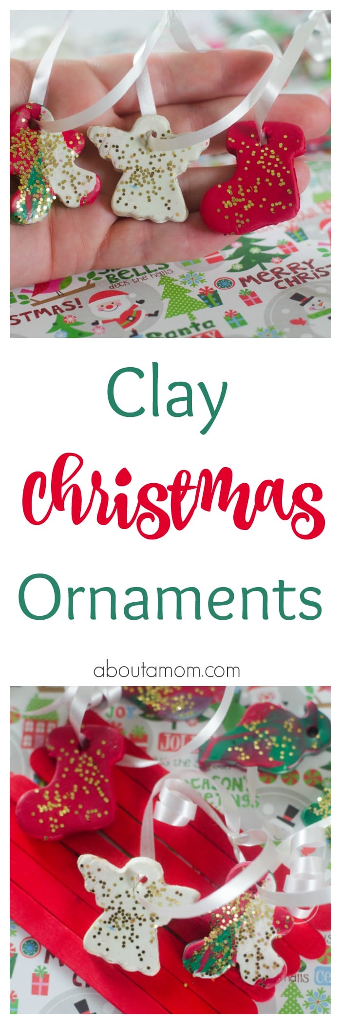 Want to create clay Christmas ornaments? It is easy to make your own ornaments and kids will love seeing their clay Christmas ornaments on the tree. 