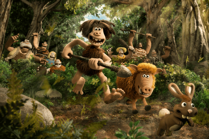 The EARLY MAN movie hits theaters on February 16, 2018! Set at the dawn of time, when dinosaurs and woolly mammoths roamed the earth, EARLY MAN tells the story of how one brave caveman unites his tribe against a mighty enemy and saves the day.