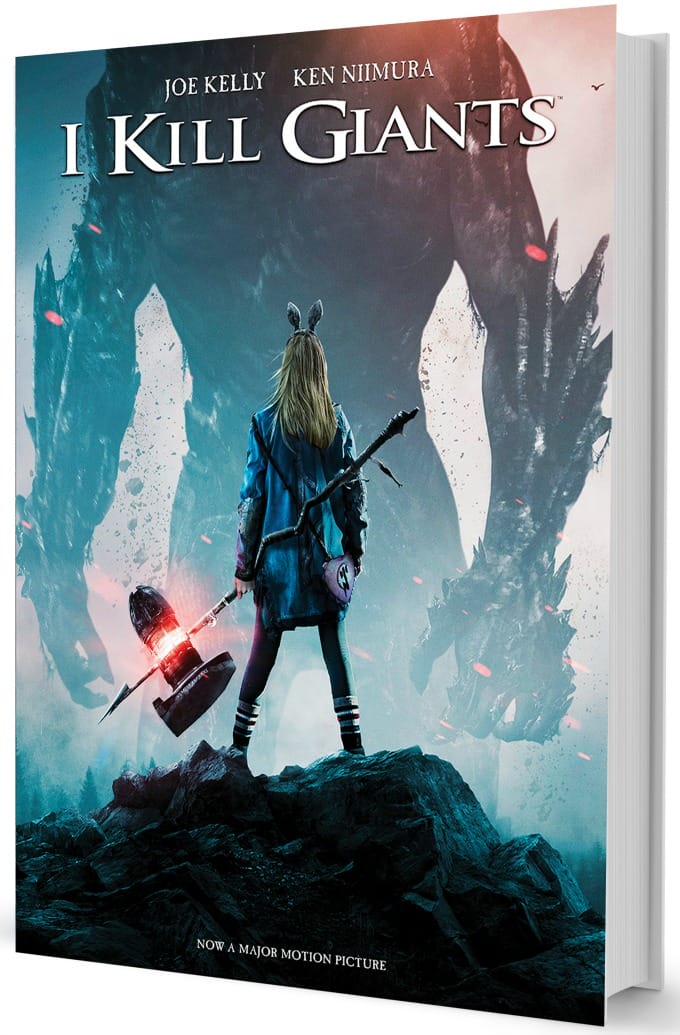 I KILL GIANTS the movie is an epic adventure about a world beyond imagination. Based on the acclaimed graphic novel by Joe Kelly and Ken Niimura, and from the producer of Harry Potter, Chris Columbus. I Kill Giants is in select theaters and On Demand March 23, 2018.
