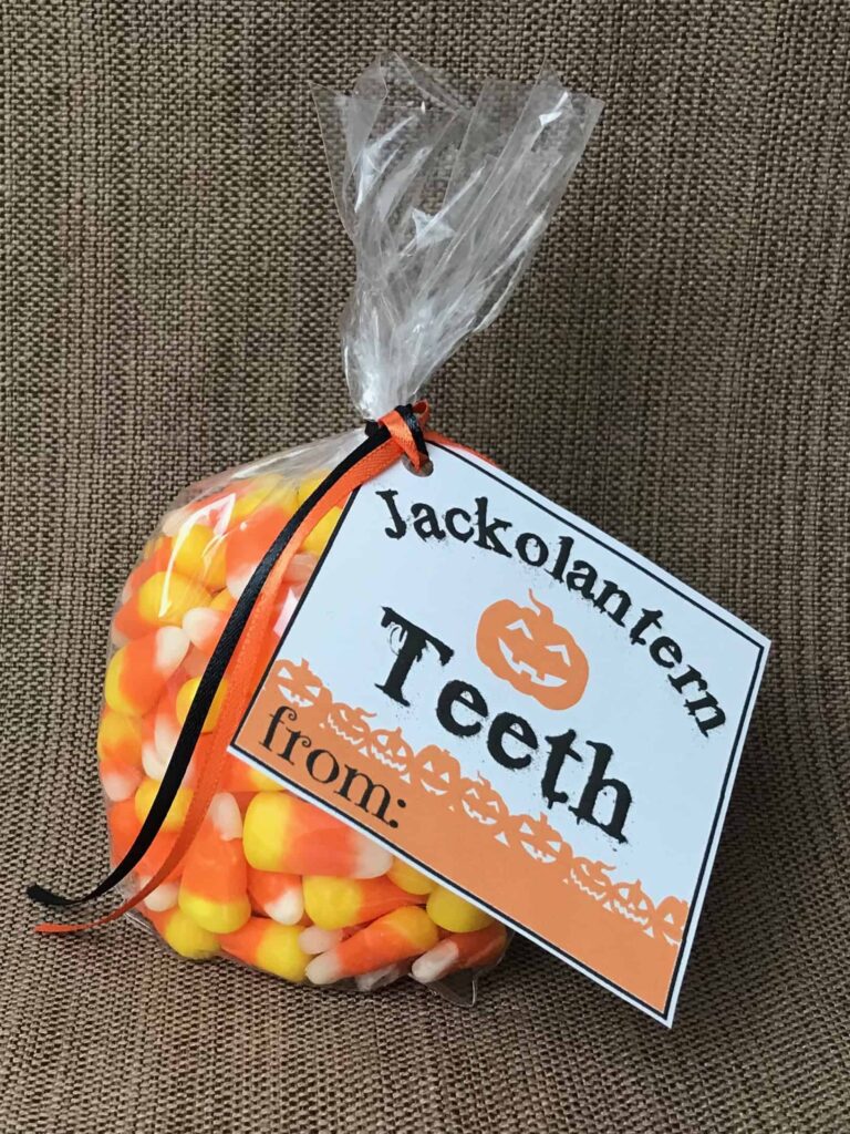 Halloween Goodie Bags - Free Printable - About a Mom