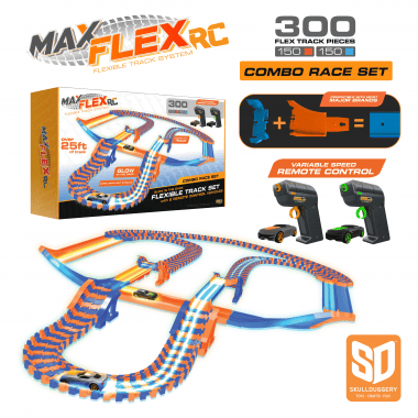 Have a Little Race Fan? Enter this Max Flex 300 RC Combo Edition Race Set Giveaway!