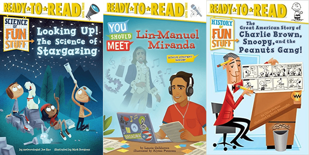 The Ready-to-Read series for kids from Simon & Schuster offers leveled books for every young reader. Even reluctant readers will enjoy the exciting nonfiction, beloved characters and fan favorites of this series.