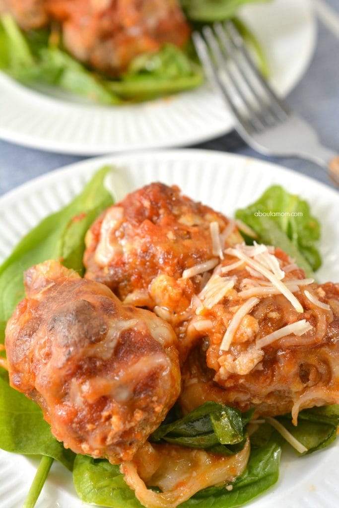 This Keto meatballs alla parmigiana recipe is perfect for individuals on a low carb or ketogenic diet. The Italian style low carb meatballs are juicy, tender and just so easy to make. Make this keto meatballs recipe as an appetizer or a main course.