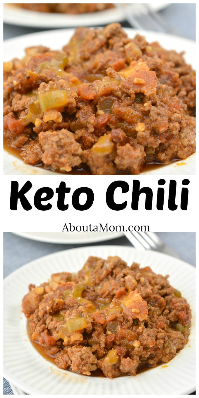 Such a great low carb recipe! With this keto chili recipe, you will not miss anything that would be in a traditional chili recipe, and better yet, it features bacon. I mean, BACON. This keto chili recipe is going to become a family loved favorite and a true comfort food.