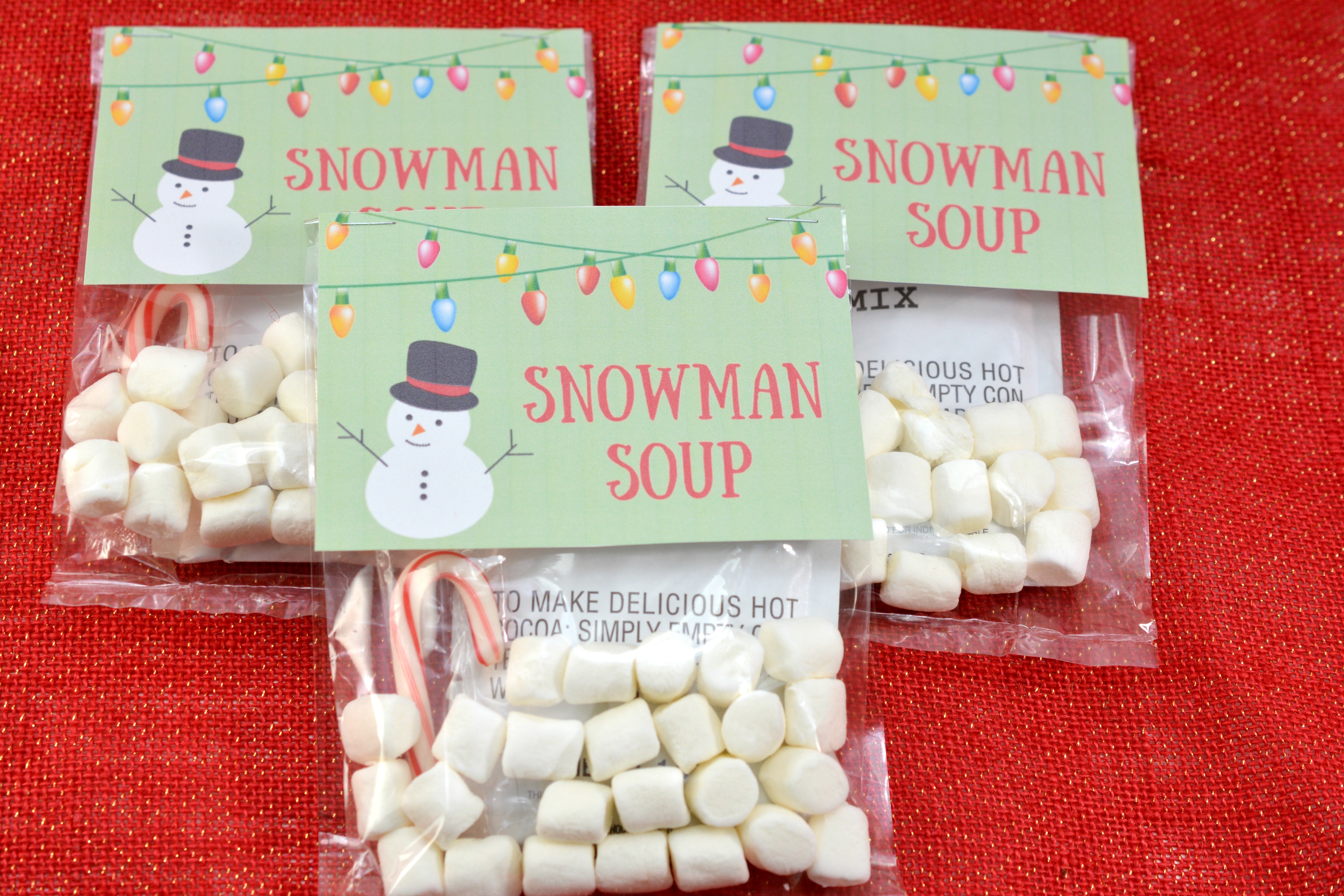 Homemade Holiday Gift Idea Snowman Soup With Free Printable About A Mom