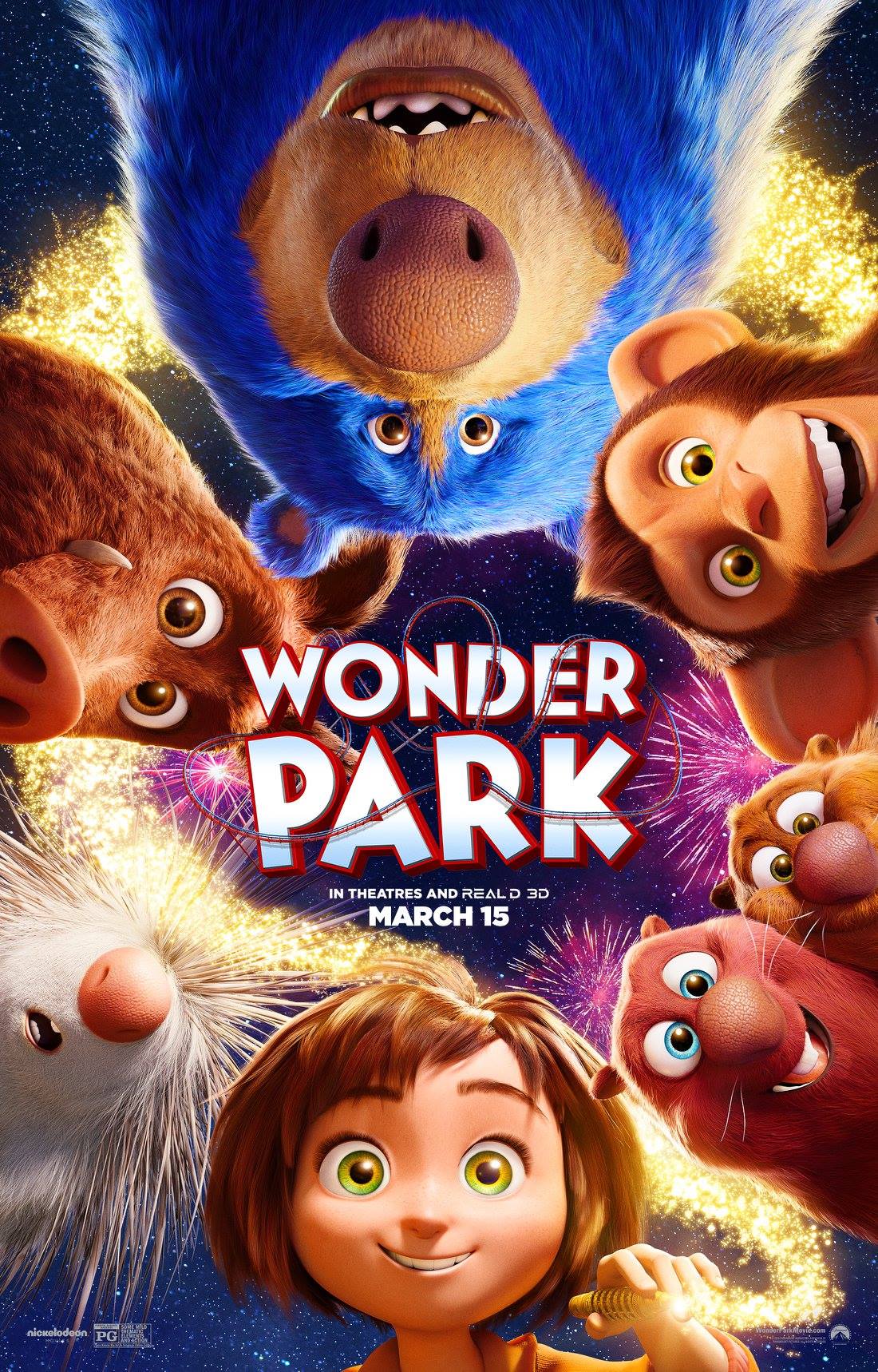 Watch the WONDER PARK Trailer, a fun family film in theaters on March 15! WONDER PARK is fun, creative, full of imagination, and must-see family film! The film encourages kids to be creative and use their imagination which is something I try to do as a mom.