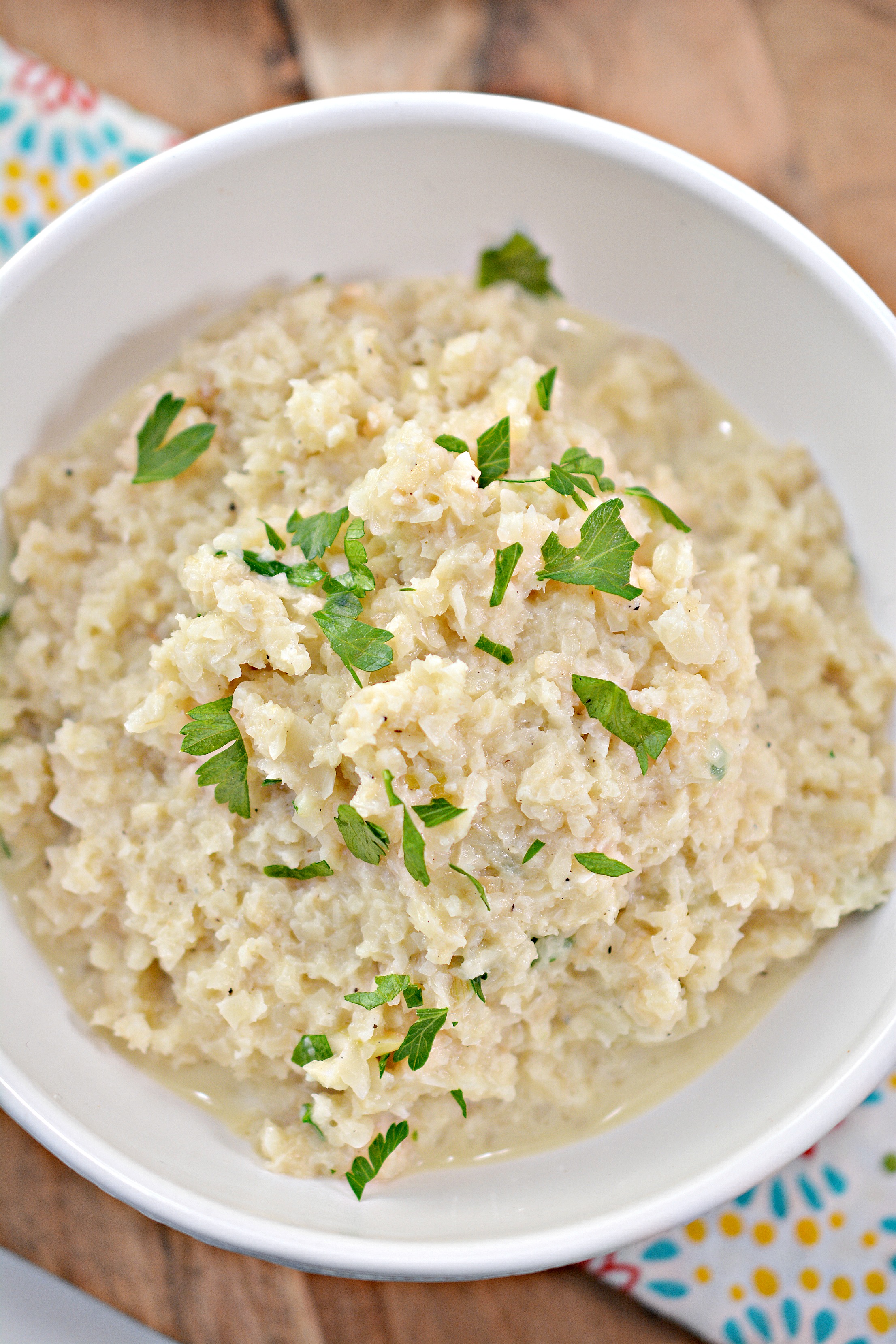 Love risotto but trying to live a Keto lifestyle? You need this Keto Parmesan Cauliflower Risotto recipe. Just as tasty as risotto made from rice, this keto risotto recipe is made from cauliflower and is low in carbs. Perfect for a Keto or Low Carb Lifestyle. 