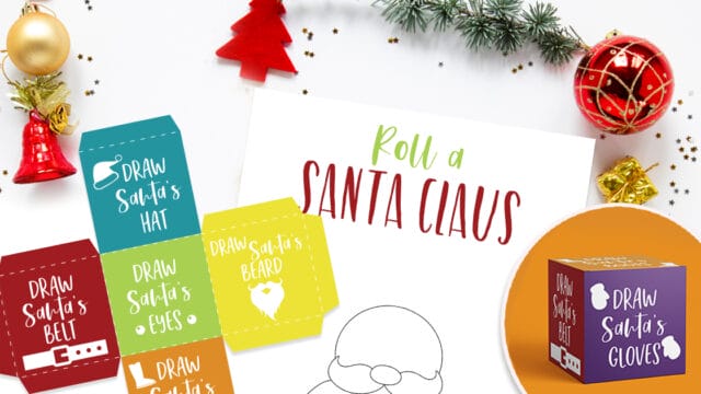 Who is in the Christmas spirit? I know I am and I have a really fun FREE Christmas game you can print now to play with the kids. Roll A Santa is a fun Christmas Game for kids that they can play by themselves or with others.