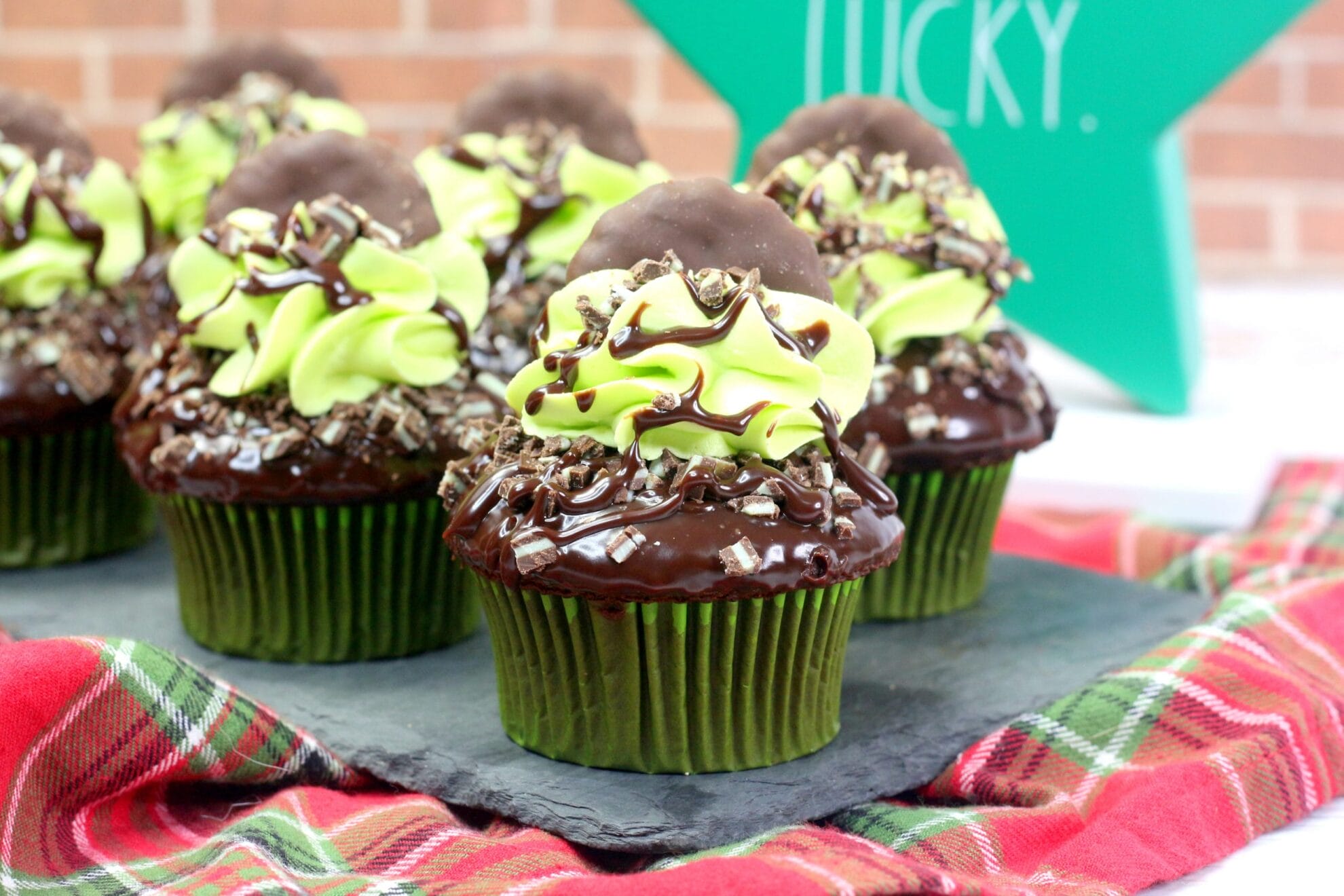Mint goes hand and hand with St. Patrick's Day. If you are looking for an amazing St. Patrick's Day cupcake, you have to make these Andes Mint Cupcakes.