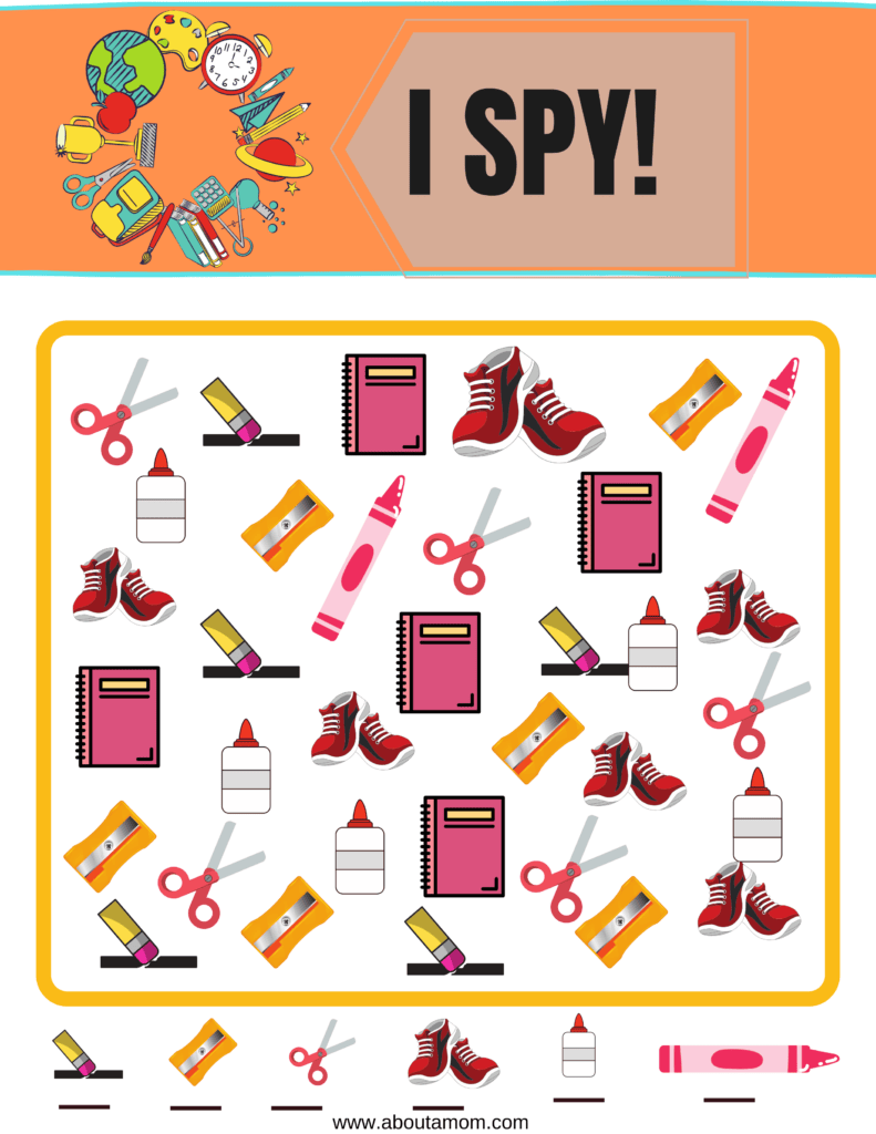 Free Printable Back to School Worksheets About a Mom