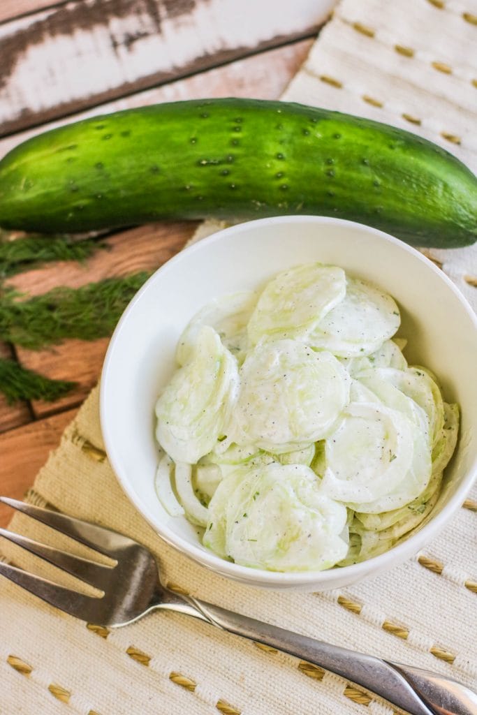 Amish Cucumbers Salad Recipe