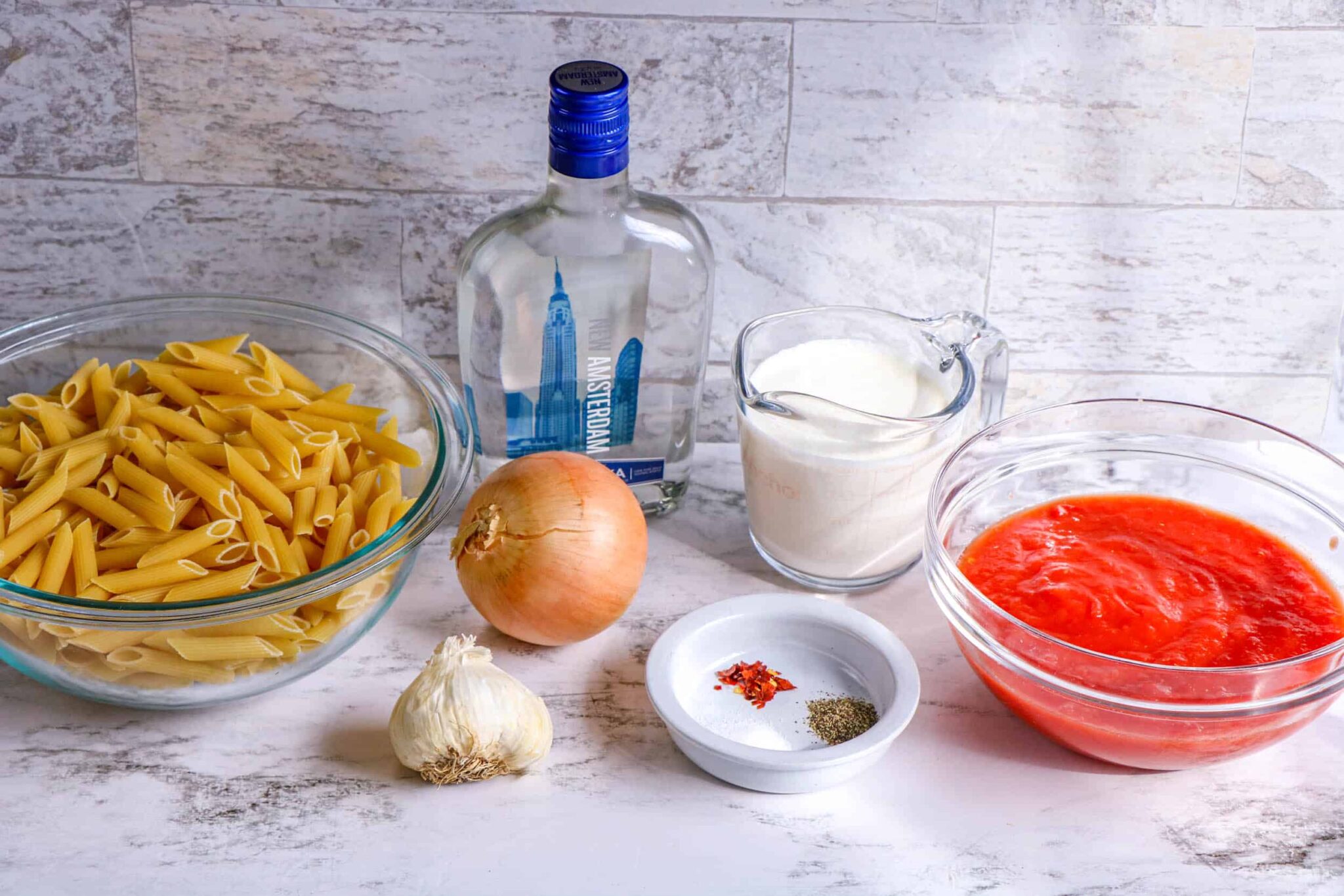 Penne Alla Vodka with Grilled Chicken About a Mom