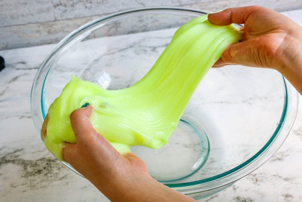 pulling the slime