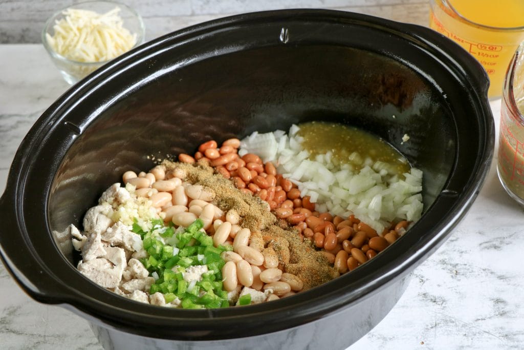 ingredients in the slow cooker