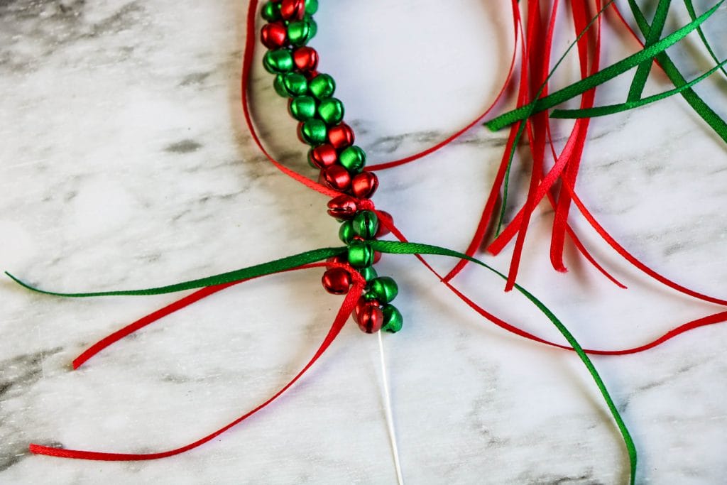 Jingle Bells Christmas Bracelet DIY - About a Mom