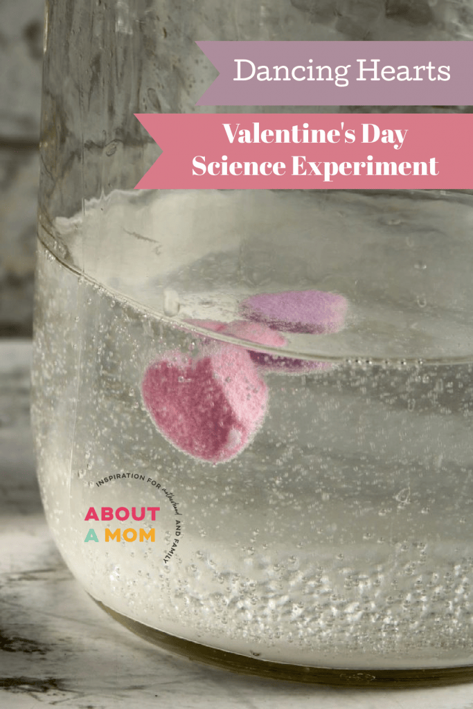 This easy Valentine's Day Science Experiment is a fun learning activity to do with kids on Valentine's Day. Children will enjoy watching the dancing hearts as a the baking soda and vinegar react. This simple chemistry experiment for kids is a lot of fun.