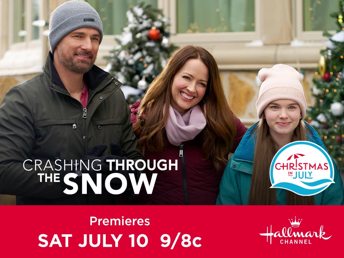 Hallmark Channel Christmas in July Premiere of Crashing Through the Snow