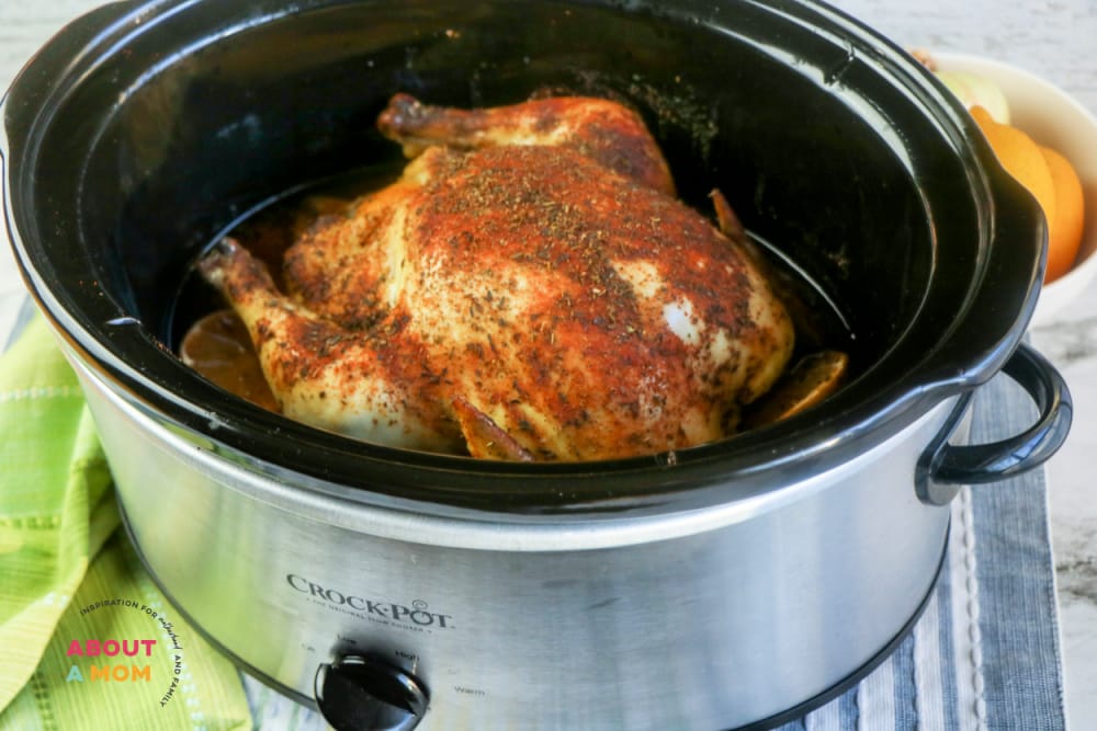 slow cooker whole chicken recipe