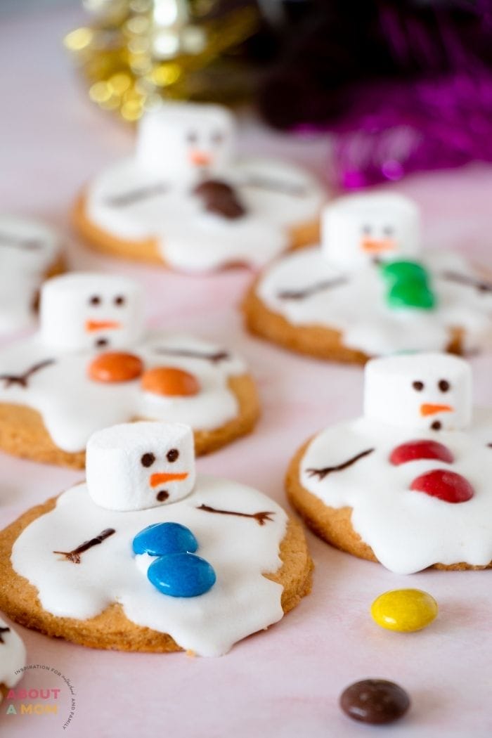 These oh-so cute and delicious Melted Snowman Cookies are sure to melt your heart this holiday season! Transform your favorite sugar cookies into melting snowmen in just a few easy steps.