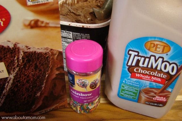 chocolate cake batter milkshake ingredients