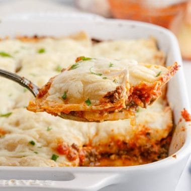 baked ravioli lasagna