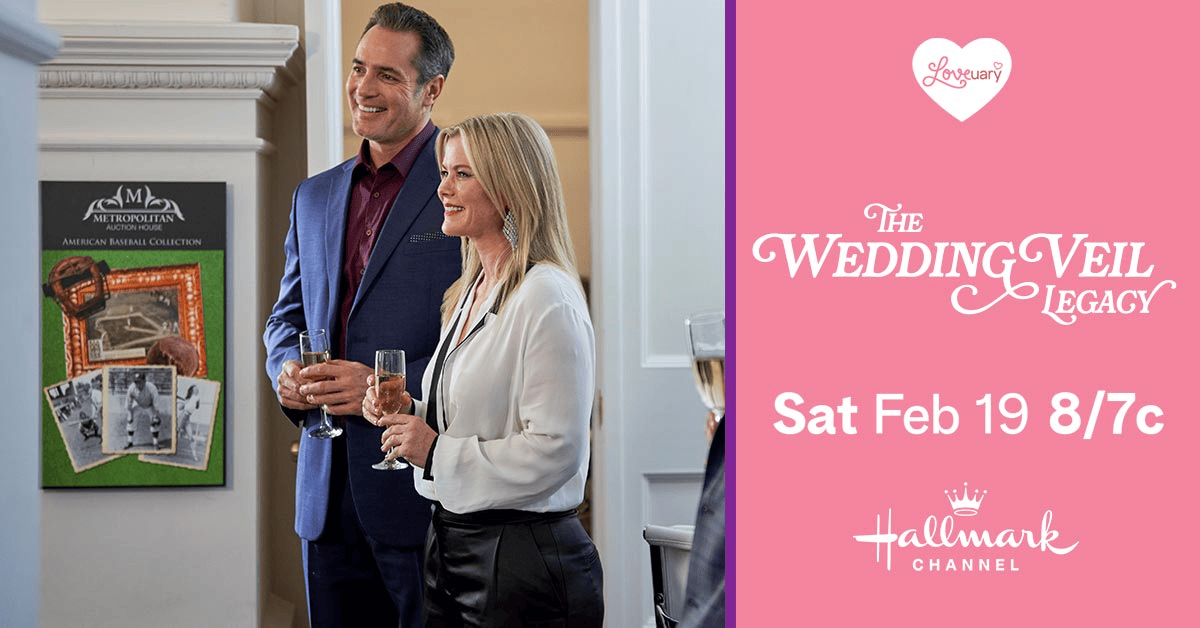 Tune in this weekend for the Hallmark Channel Original Premiere of The Wedding Veil Legacy starring Alison Sweeney on Saturday, Feb. 19th at 8pm7c!