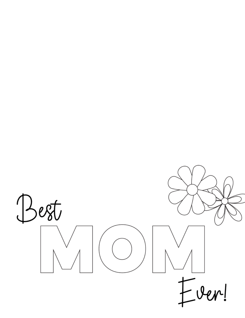 Free Mother's Day Printable for Kids - About a Mom