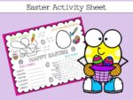 Printable Easter Activity Sheet for Kids - About a Mom