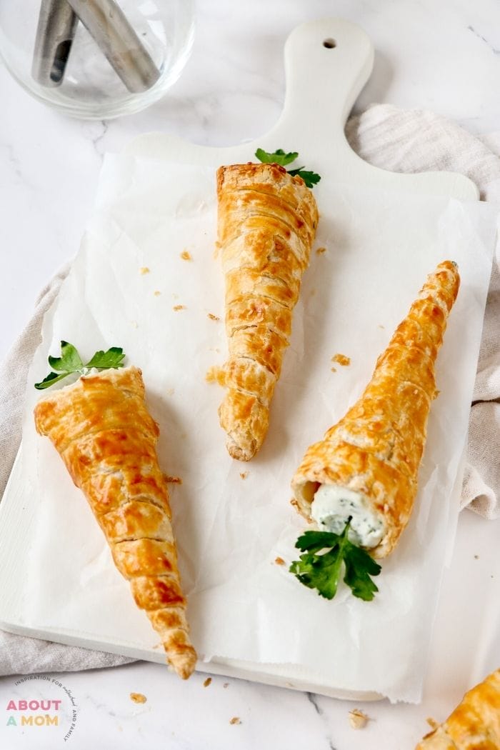 cream cheese filled puff pastry