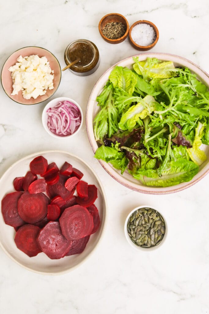 The Perfect Beet Salad Recipe ingredients