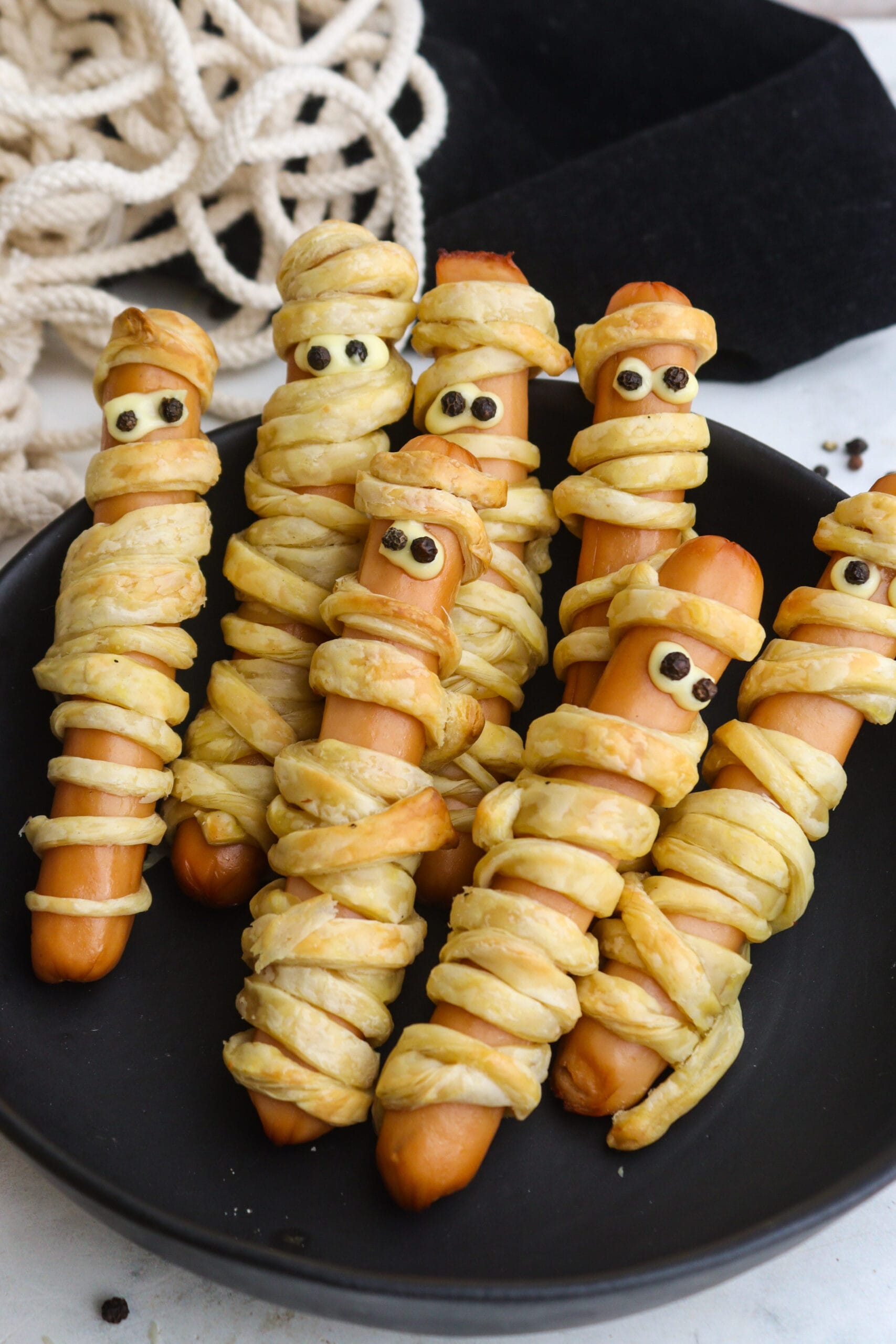 Easy Mummy Hot Dogs Recipe featured image 1