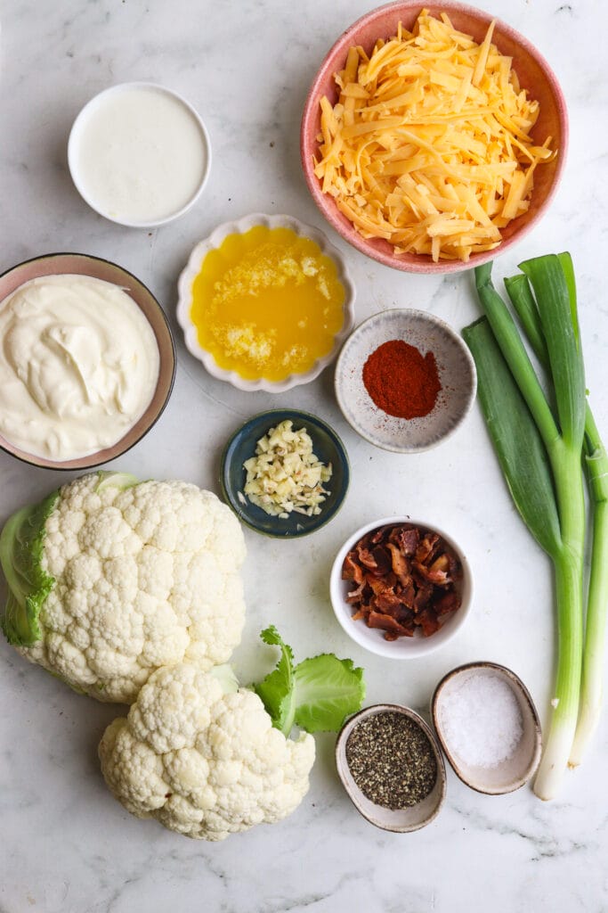 Easy Cauliflower Casserole ingredients