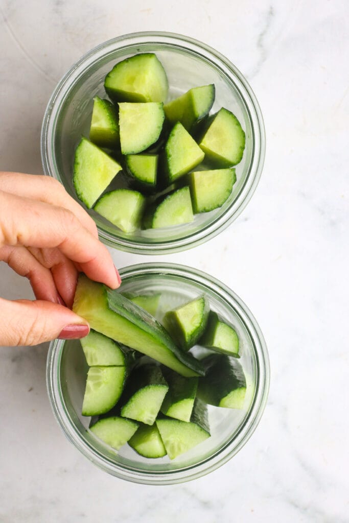 Quick and Easy Pickled Cucumbers