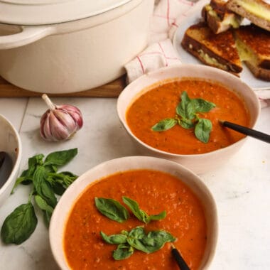 Roasted Tomato Basil Soup featured image above