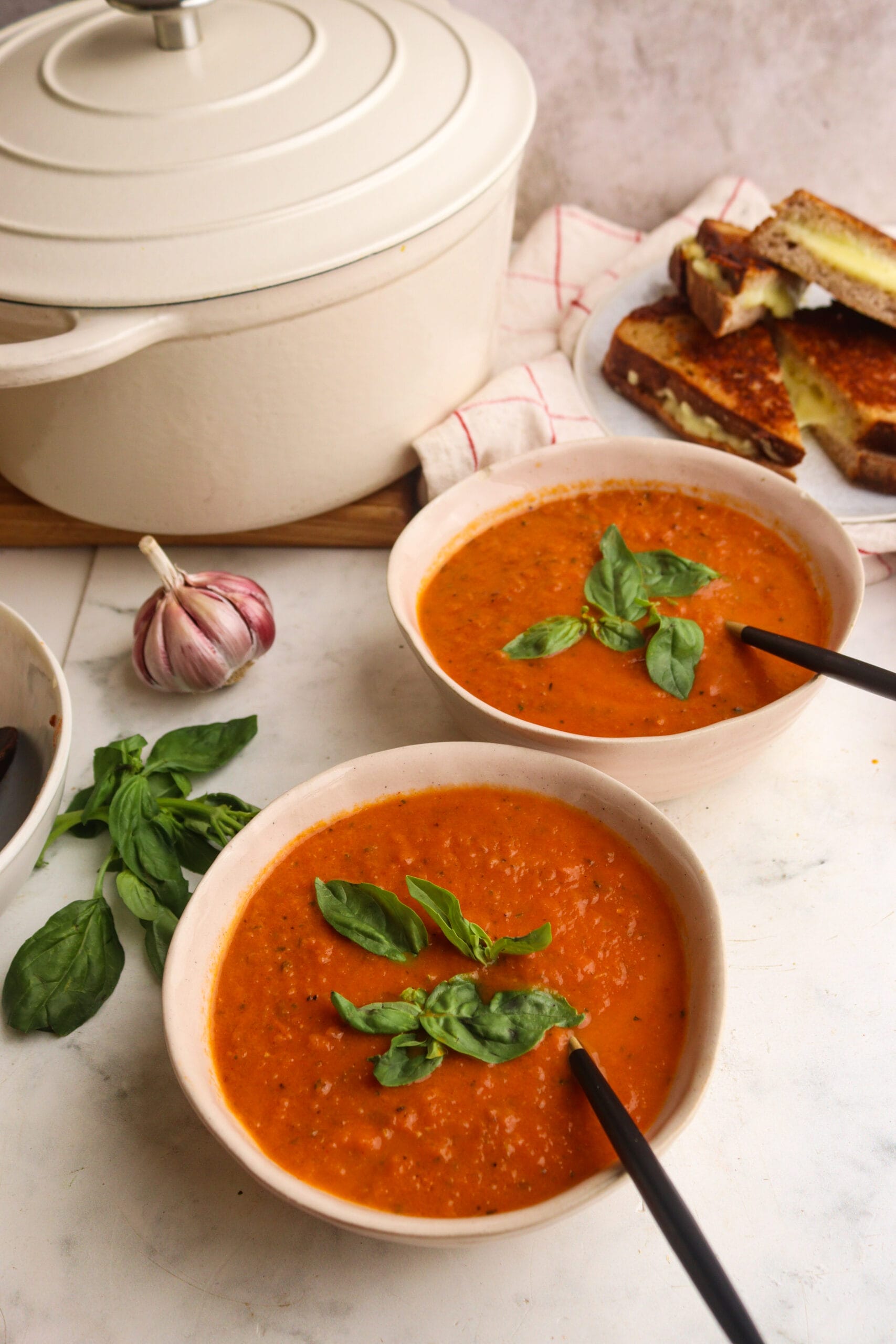 Roasted Tomato Basil Soup featured image above
