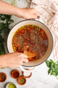 Homemade Tomato Basil Soup Recipe step 4