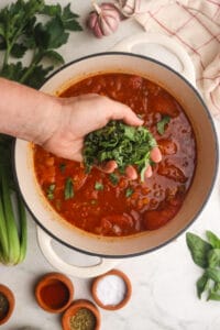 Homemade Tomato Basil Soup Recipe step 5